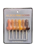 All Dicks Penis Suckers (6 Pack) - Assorted Flavors