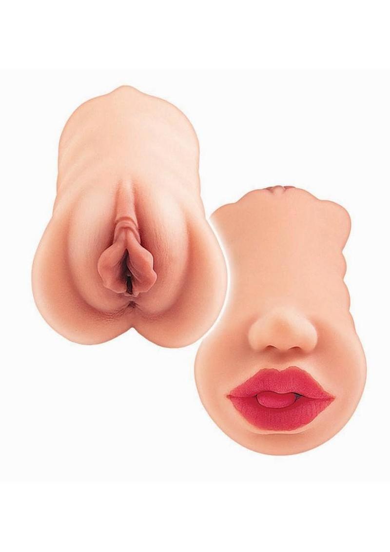 Always Horny Masturbator Double Sided Stroker - Pussy/Assd - Vanilla