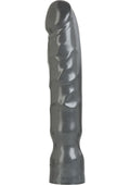 American Bombshell Big Boy Dildo - Grey/Gun Metal - 11.4in