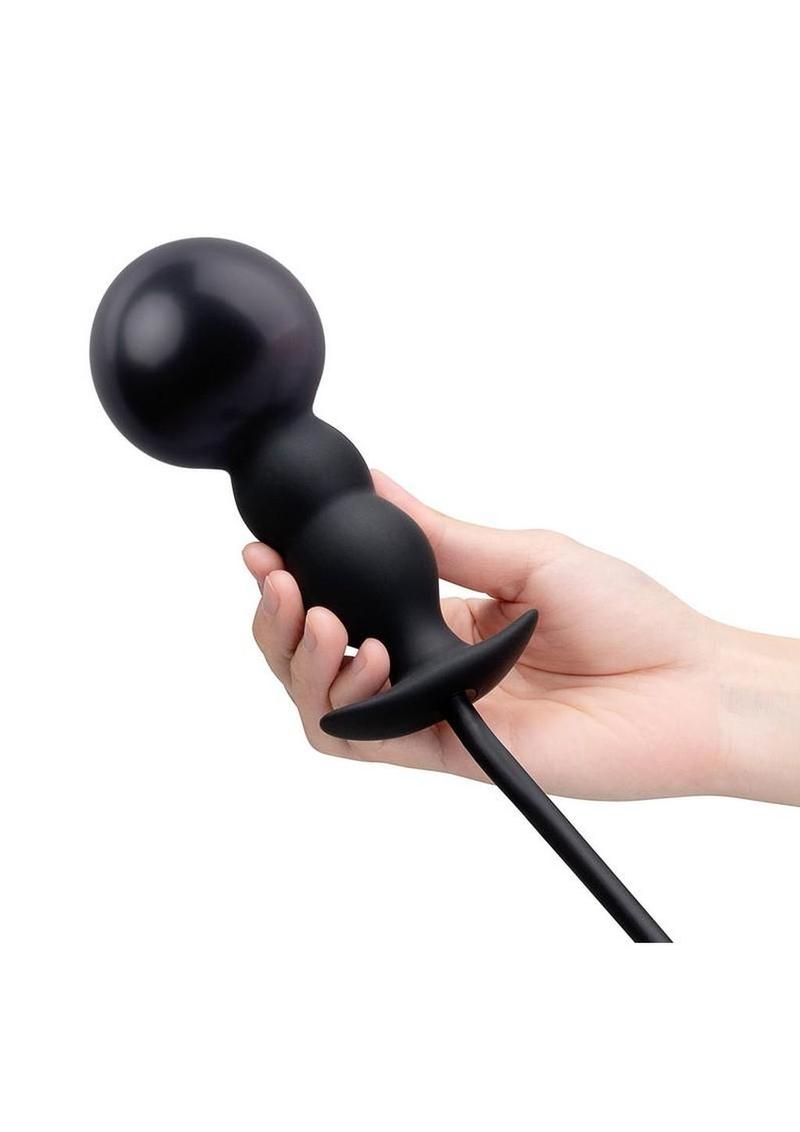 B-Vibe Beaded Inflatable Silicone Anal Plug