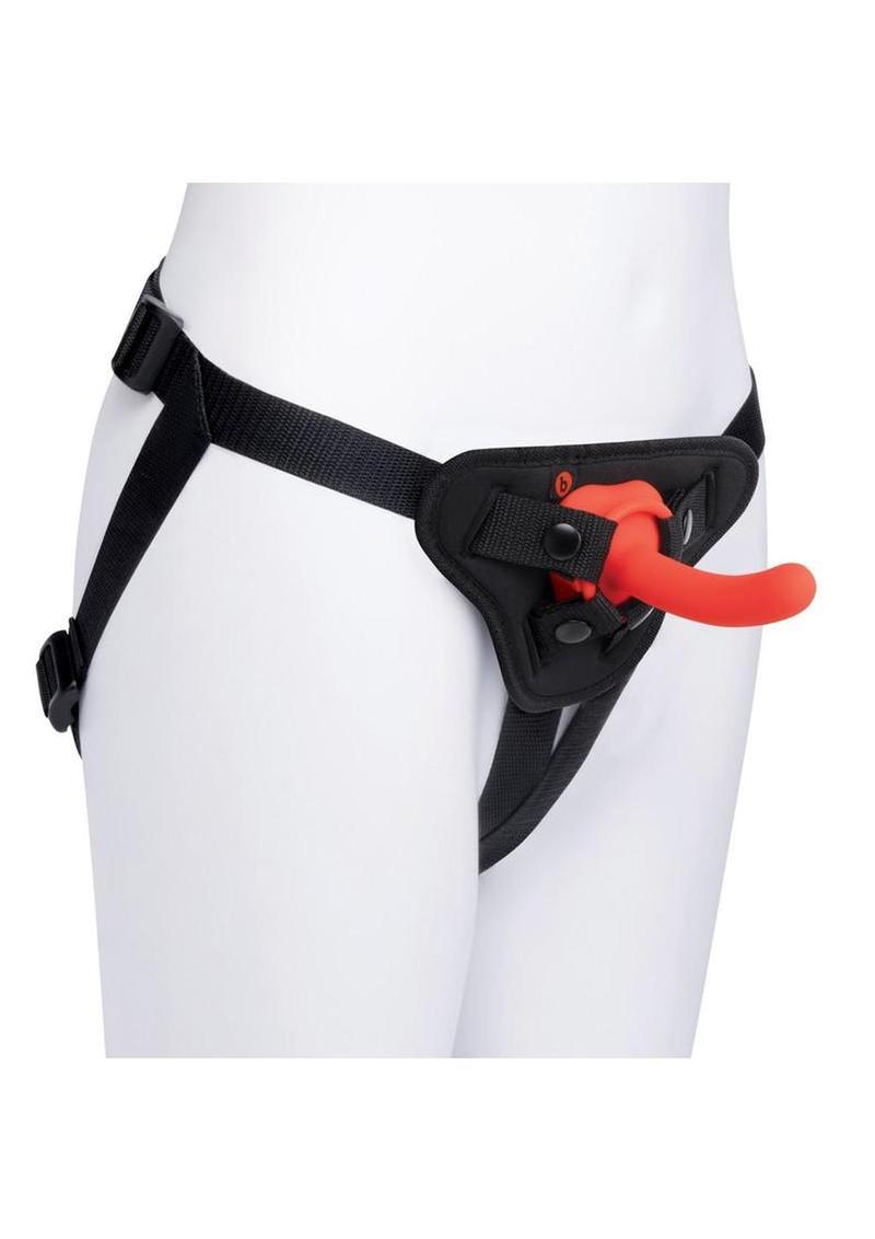 B Vibe Beginner Strap-On Harness Set with Silicone Dildo Peg