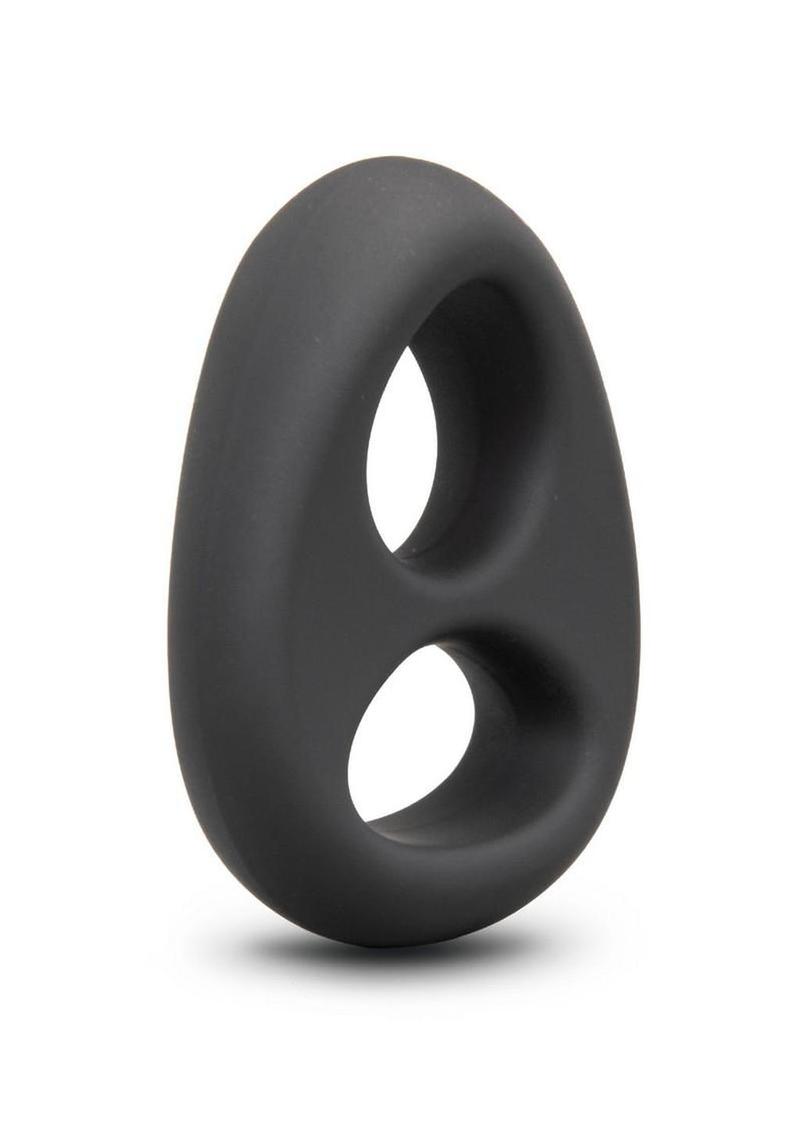 B-Vibe Flex Ring Eight Silicone Cock Ring - Black