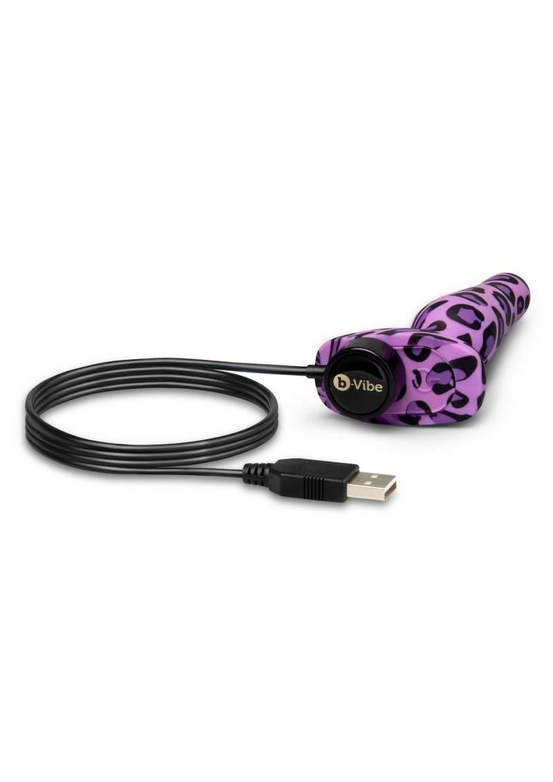 B-Vibe Novice Plug Rechargeable Silicone Anal Plug with Remote Control