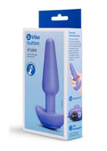B-Vibe Shake Slimline Vibrating Silicone Anal Plug - Blue
