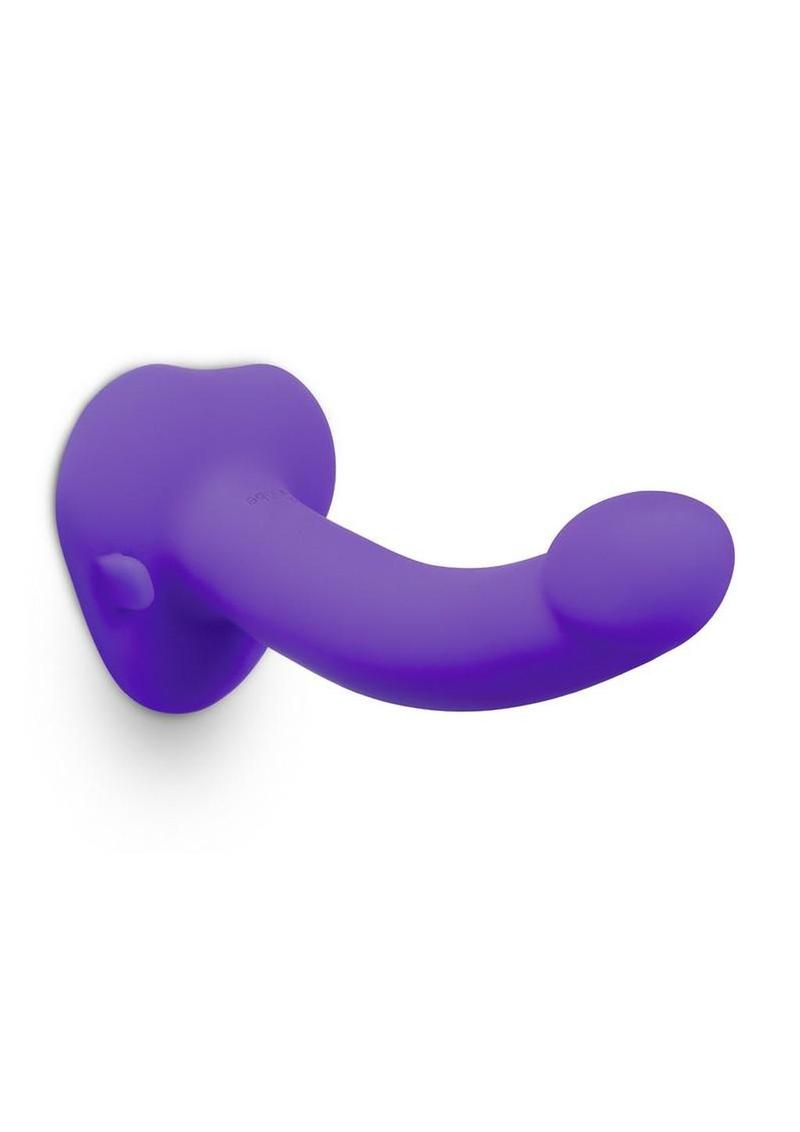 B-Vibe Vibrating Curved Silicone Strap-On Kit