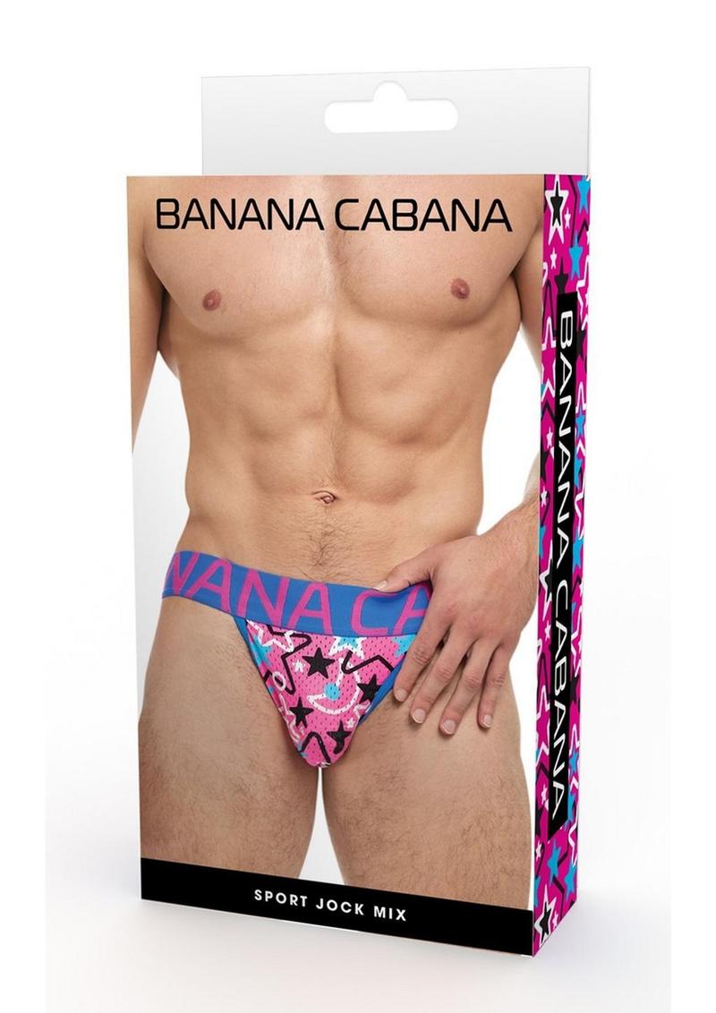 Banana Cabana Jock - Purple - Large/Medium