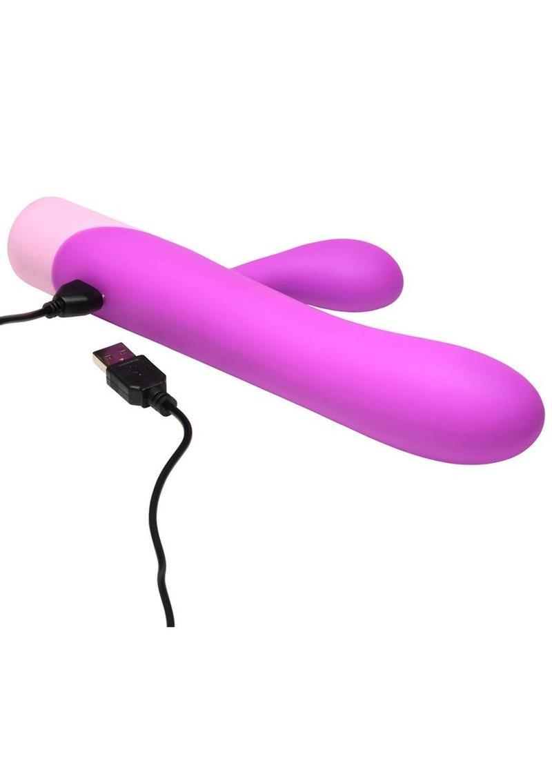 Bang! Clit Tapping Pulsing Rechargeable Silicone Rabbit Vibrator