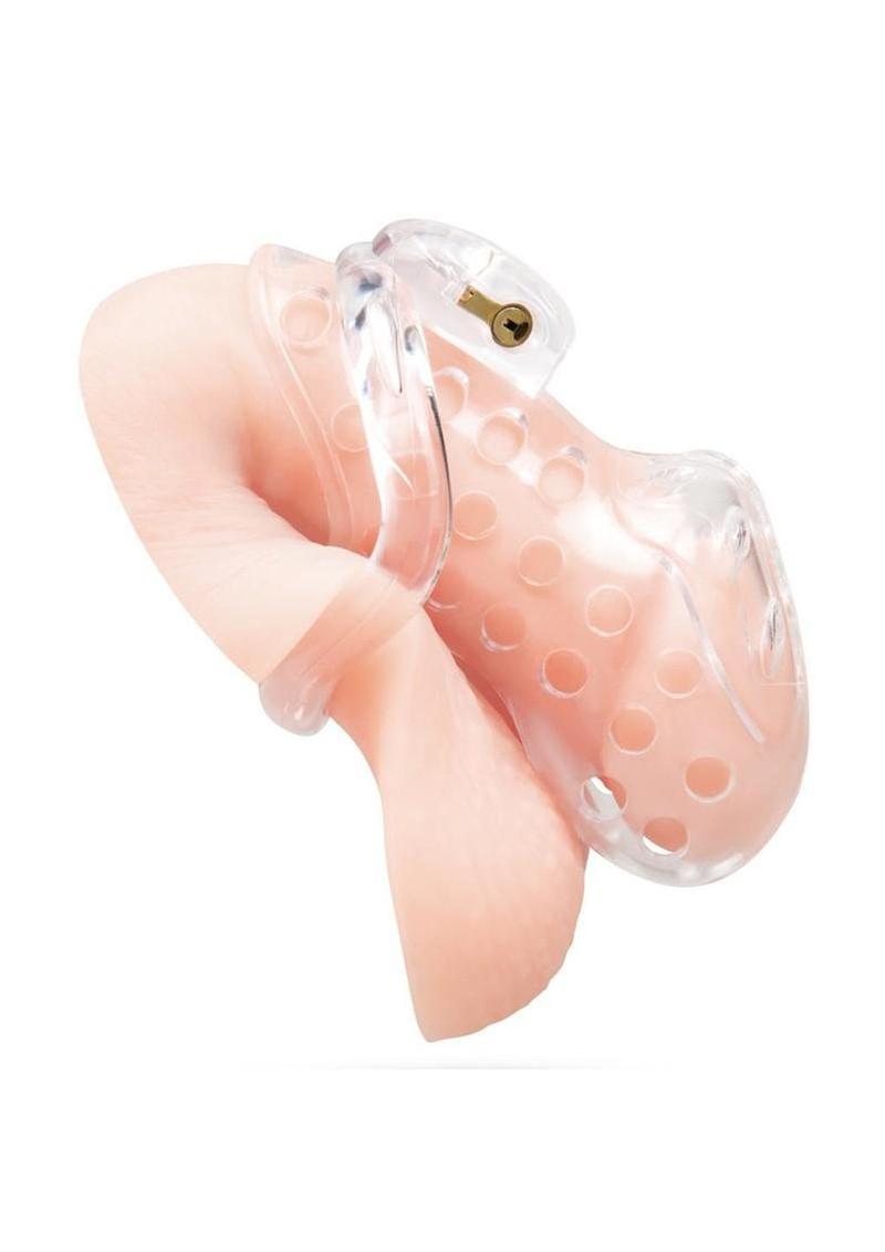 Blueline Acrylic See Thru Chastity Cock Cage