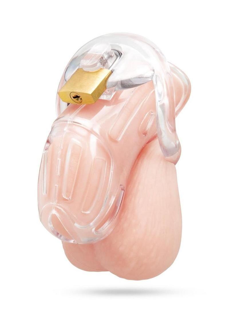 Blueline Acrylic See Thru Chastity Cock Cage