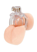 Blueline Acrylic See Thru Mini Cock Micro Chastity Cage - Clear