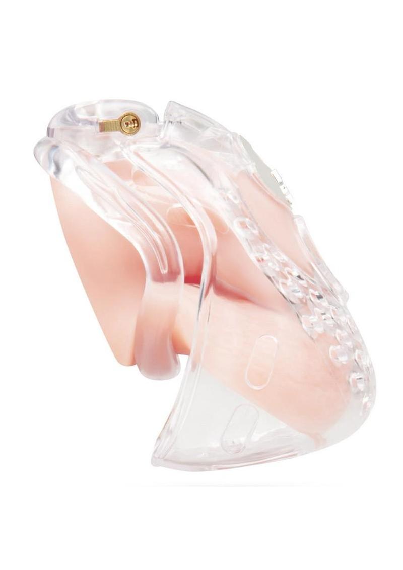 Blueline Full Coverage Cock and Balls Locked Up Chastity Cage Trap
