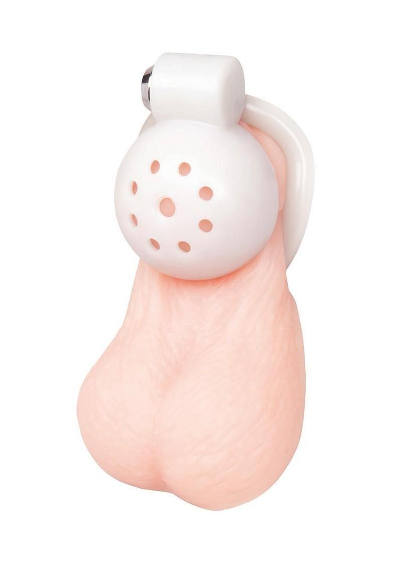 Blueline Glow In The Dark Micro Mini Cock Chastity Cage - Glow In The Dark