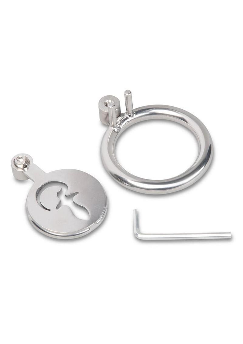 Blueline Stainless Steel Flat Inverted Cage with Piggy Tail Butt Plug Icon