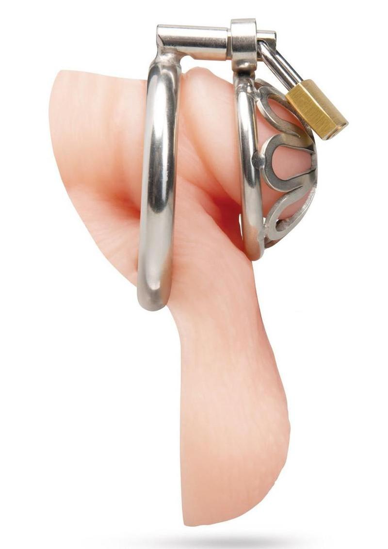 Blueline Stainless Turtle Head Chastity Cage