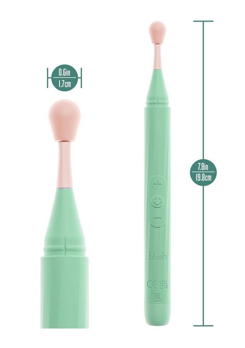 Blush Collection Sage Rechargeable Oscillating Wand Vibrator
