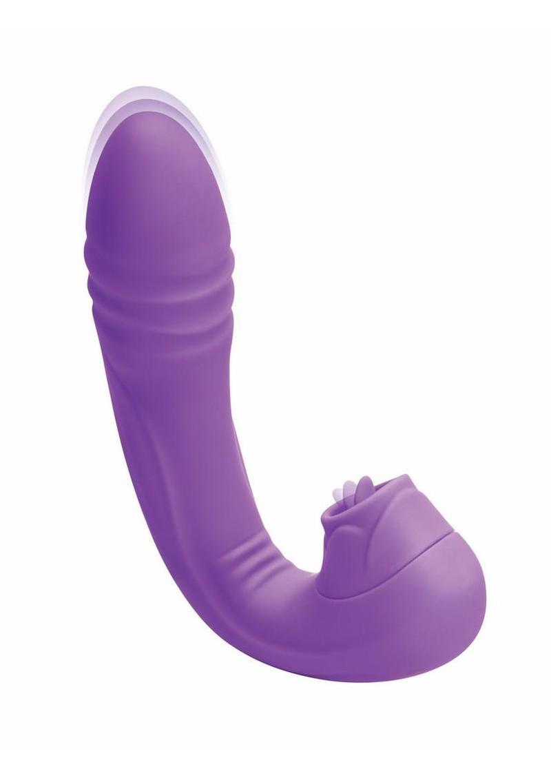 Bodywand G-Play Squirt Master The Thrusting and Licking Rechargeable Silicone Vibrator