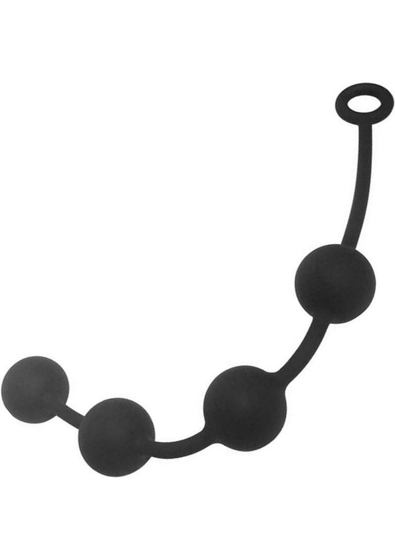 Boneyard Ass Ballz Silicone Anal Beads - Black - Medium