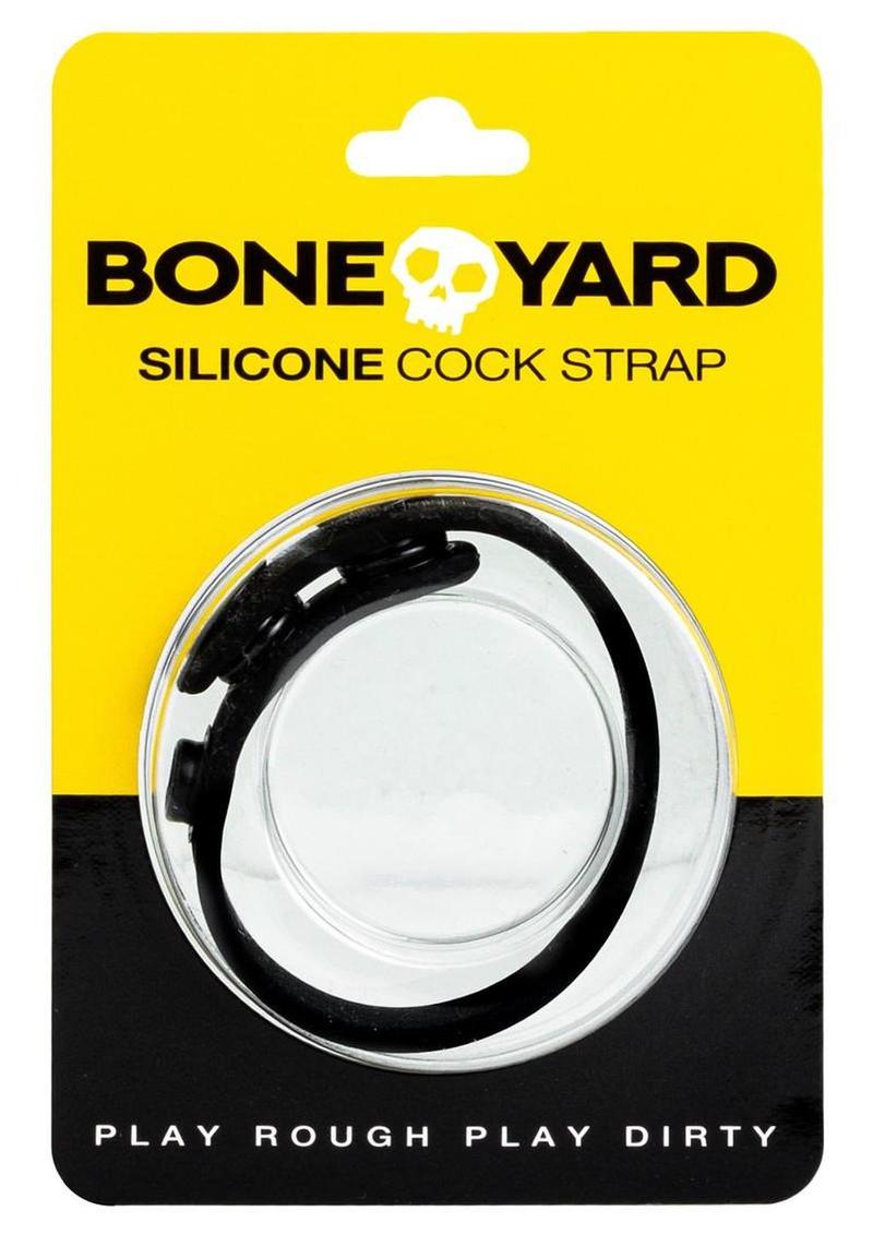 Boneyard Silicone Ball Strap 3-Snap Ring - Black
