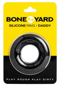 Bonyard The Daddy Silicone Cock Ring - Black