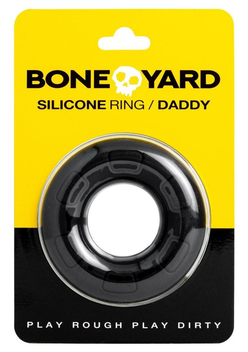 Bonyard The Daddy Silicone Cock Ring - Black