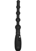 Booty Call Booty Flexer Silicone Beaded Butt Plug - Black