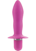 Booty Call Booty Rocket Silicone Vibrating Butt Plug - Pink