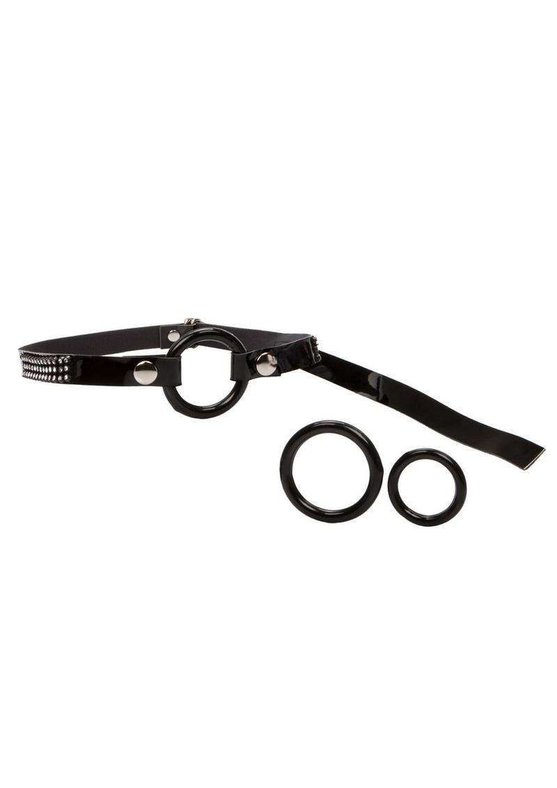 Bound By Diamonds Open Ring Gag