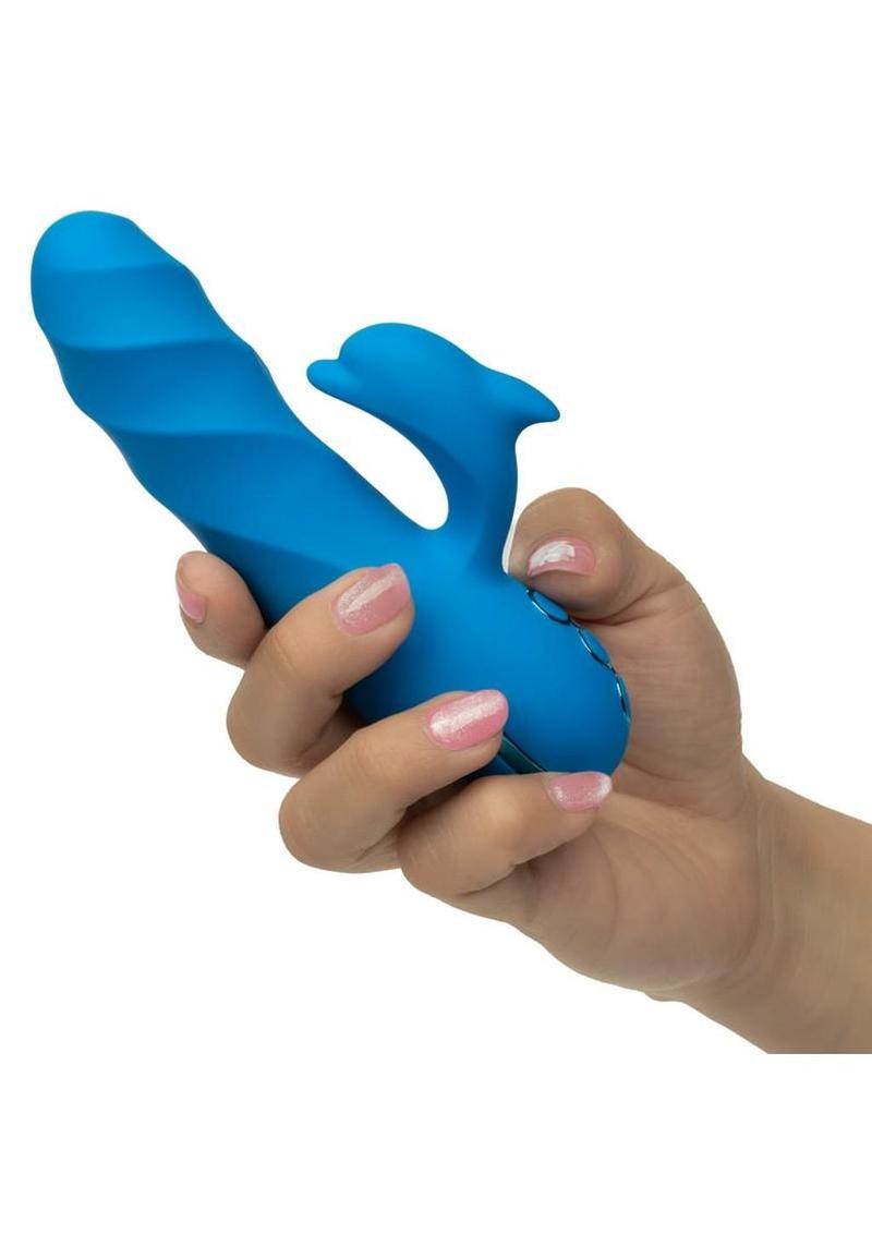 California Dreaming Summer Lovin' Frisco Fantasy Rechargeable Silicone Dual Stimulating Vibrator