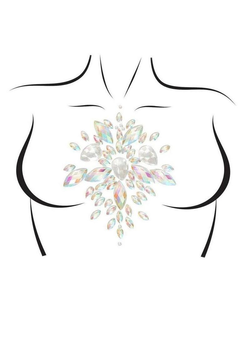 Celestial Body Jewels Sticker - Clear