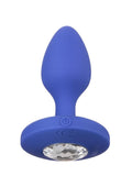 Cheeky Gems Rechargeable Silicone Vibrating Probe - Blue - Small