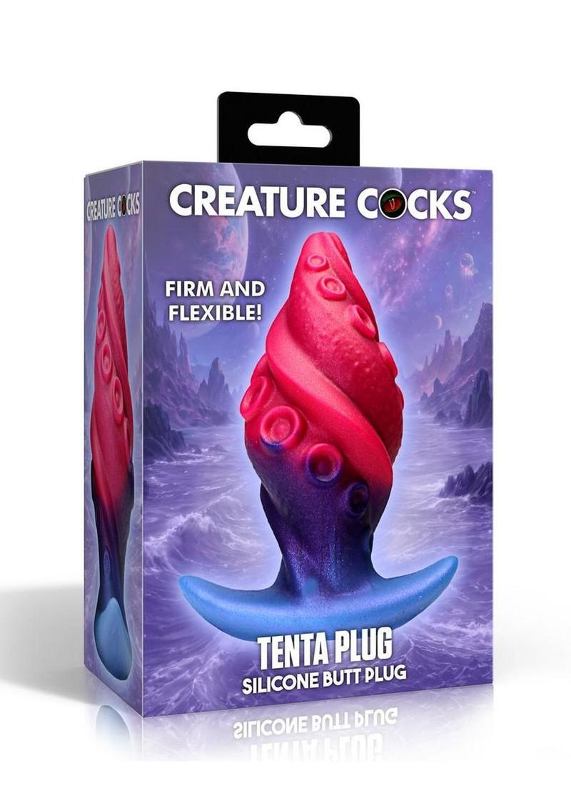Creature Cock Tenta Plug Silicone Butt Plug - Multicolor