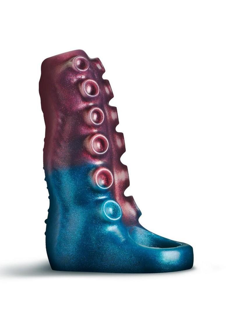 Creature Cock Tentagirth Tentacle Silicone Penis Enhancer - Blue/Red