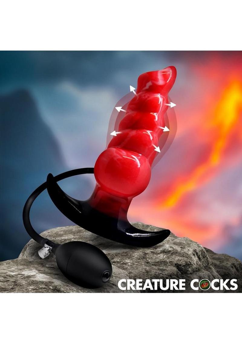 Creature Cocks Blaze Inflatable Silicone Anal Plug