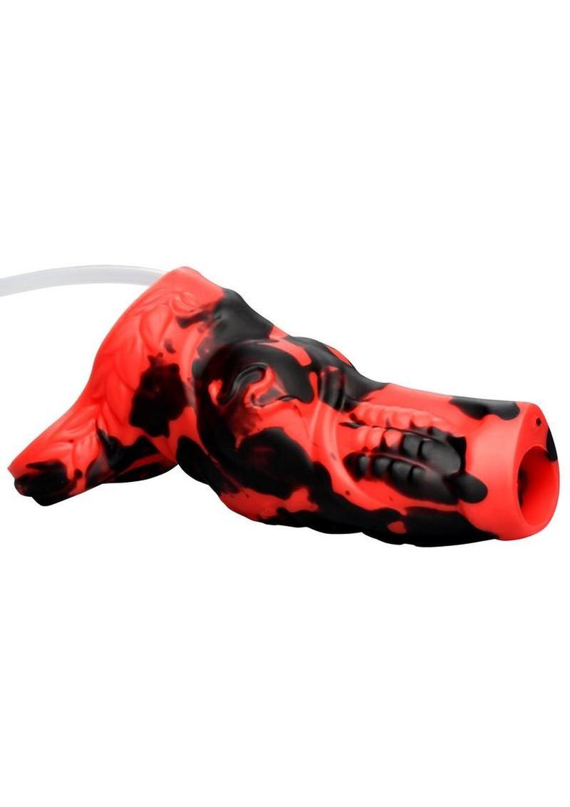 Creature Cocks Hell Hound Squirting Silicone Penis Enhancer