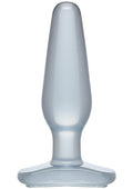 Crystal Jellies Butt Plug - Clear - Medium