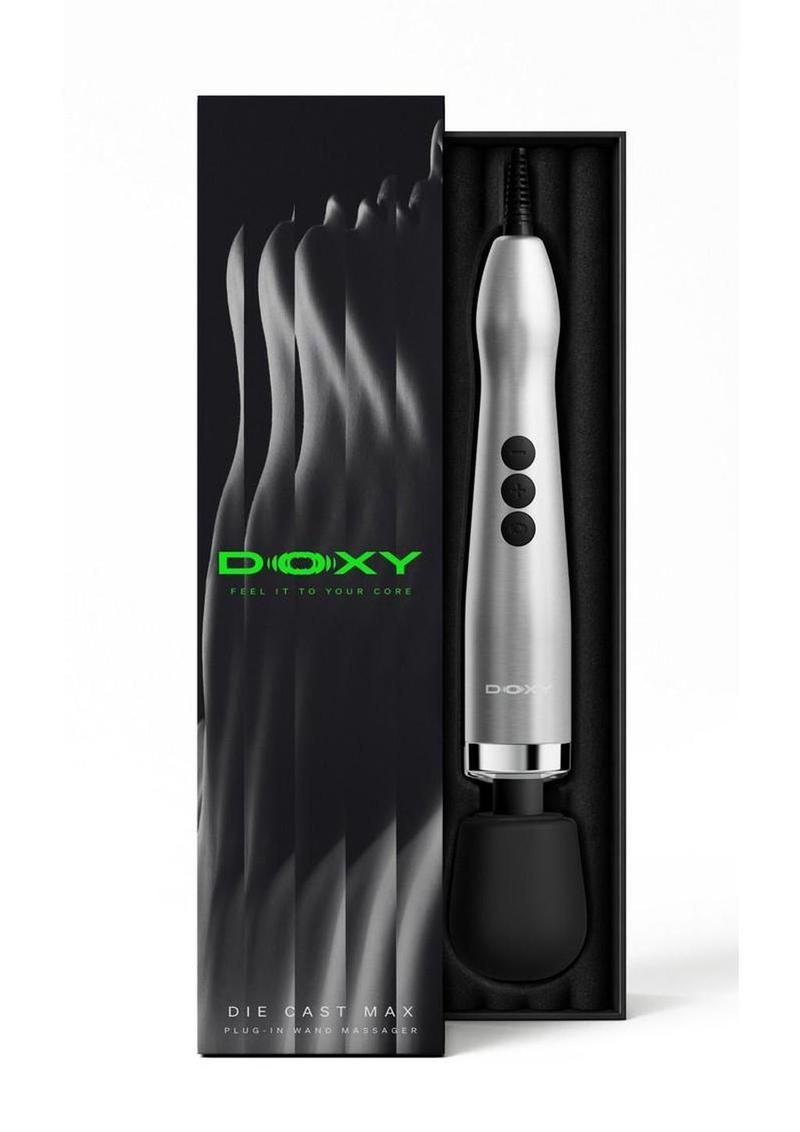 Doxy Die Cast Max Plug-In Body Wand - Silver