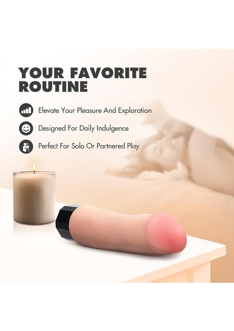 Dr. Skin Silicone Dr. Hunt Rechargeable Vibrating Dildo