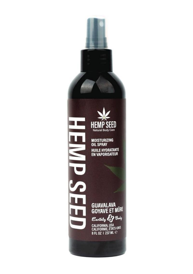 Earthly Body Hemp Seed Moisturizing Oil Spray - Guavalava - 8oz