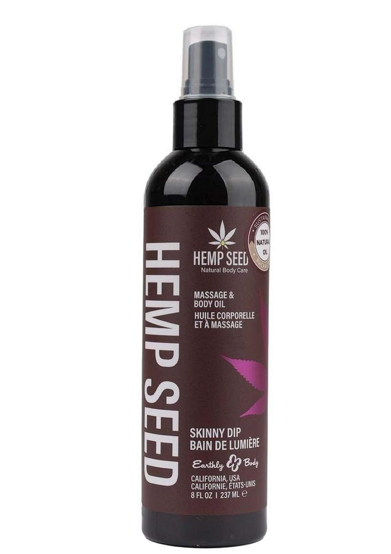 Earthly Body Hemp Seed Moisturizing Oil Spray - Skinny Dip - 8oz