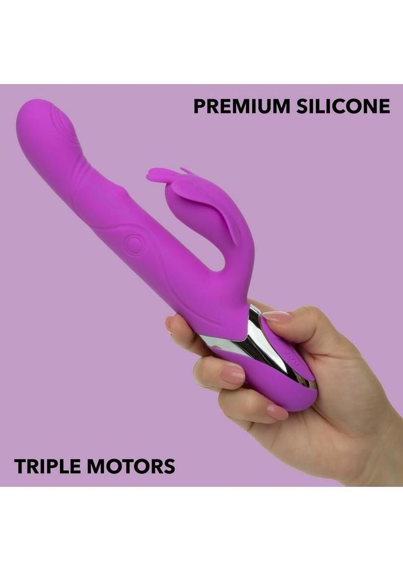 Enchanted Throbbing Butterfly Rechargeable Silicone Vibrator