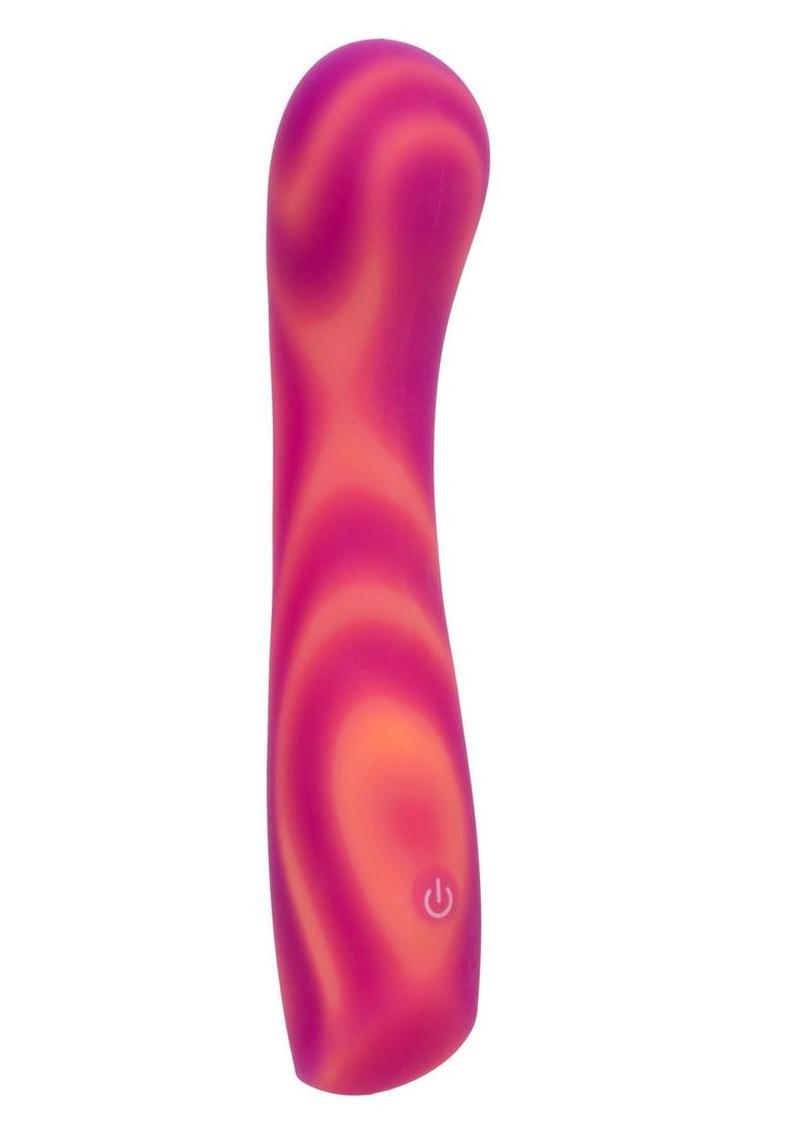 Endless Summer Sunset Seducer Light-Up Rechargeable Silicone Massager - Pink