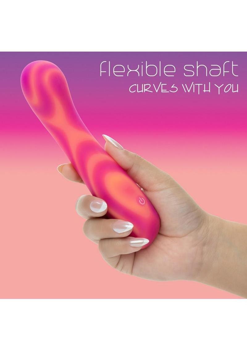 Endless Summer Sunset Seducer Light-Up Rechargeable Silicone Massager
