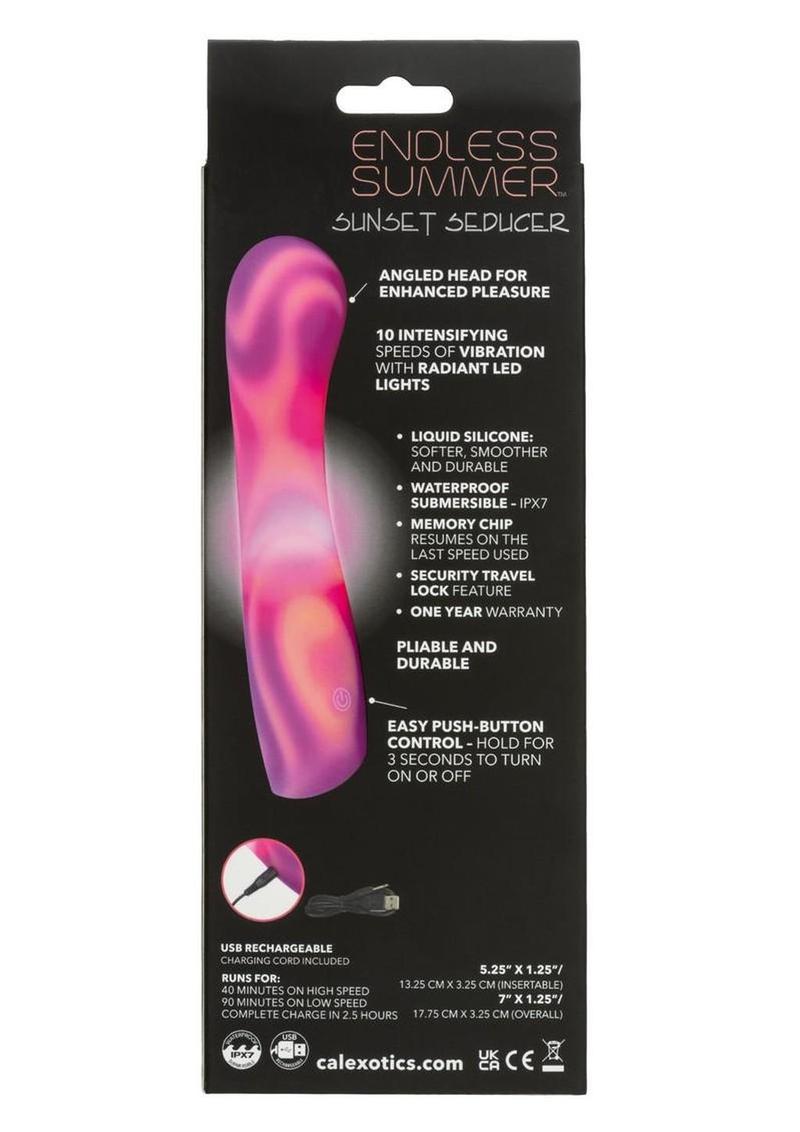 Endless Summer Sunset Seducer Light-Up Rechargeable Silicone Massager