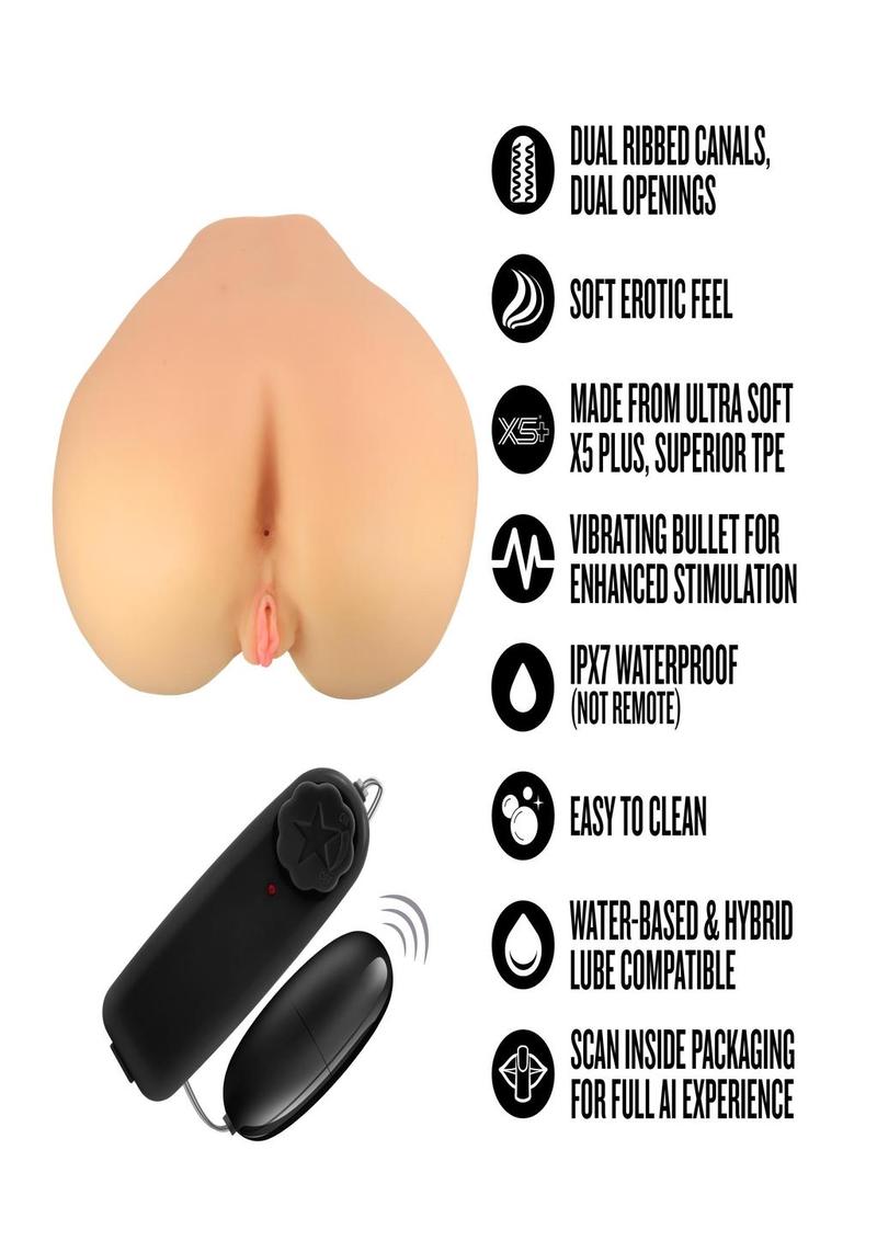 Enlust Annabella Vibrating Masturbator - Pussy/Ass