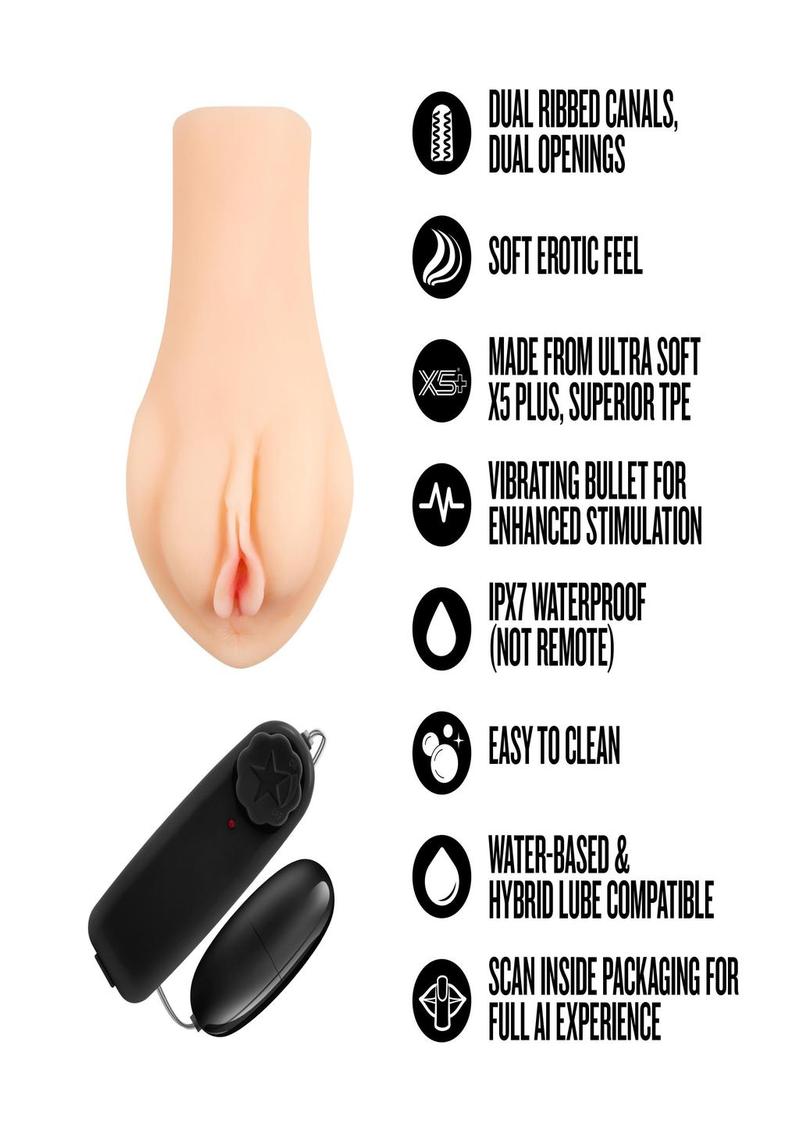 Enlust Melanie Vibrating Masturbator - Pussy