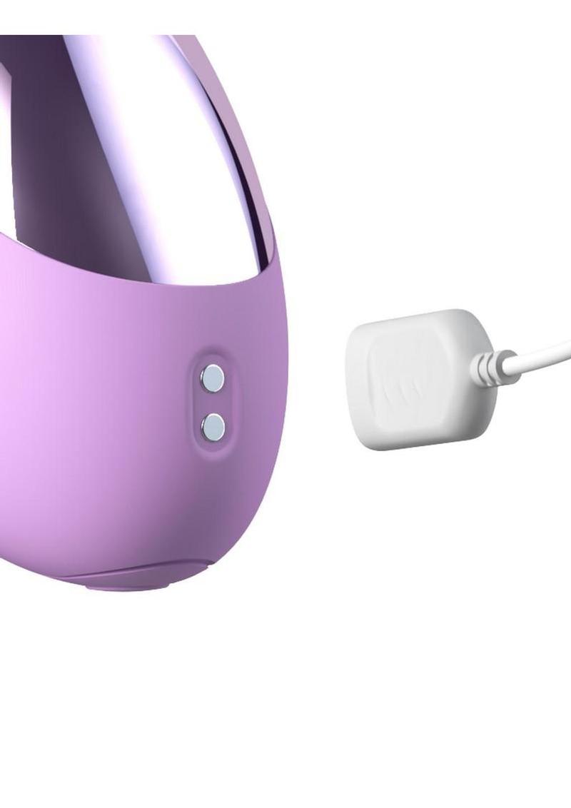 Fantasy For Her Intimotion Flutter Pro Rechargeable Silicone Rabbit Vibrator with Clitoral Stimulator