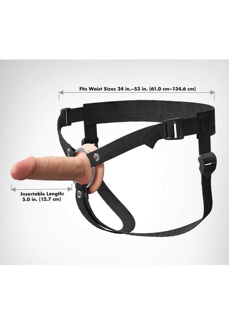 Fantasy X-Tensions Elite Silicone Dual Density Hollow Strap-On