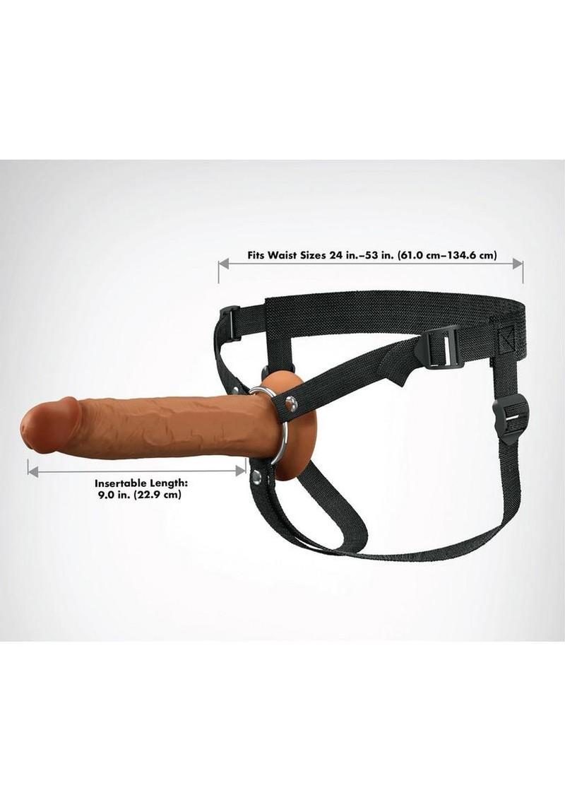 Fantasy X-Tensions Elite Silicone Dual Density Hollow Strap-On