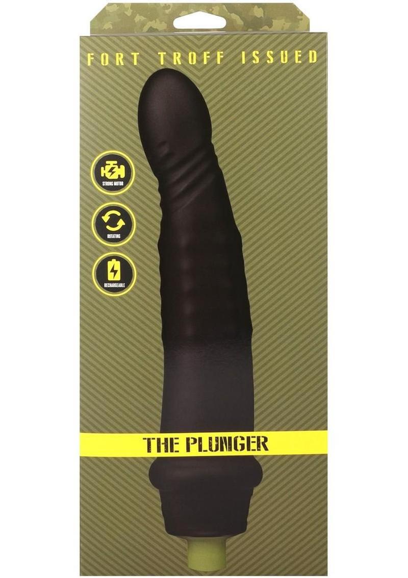 Fort Troff The Plunger Rechargeable Silicone Anal Probe - Black
