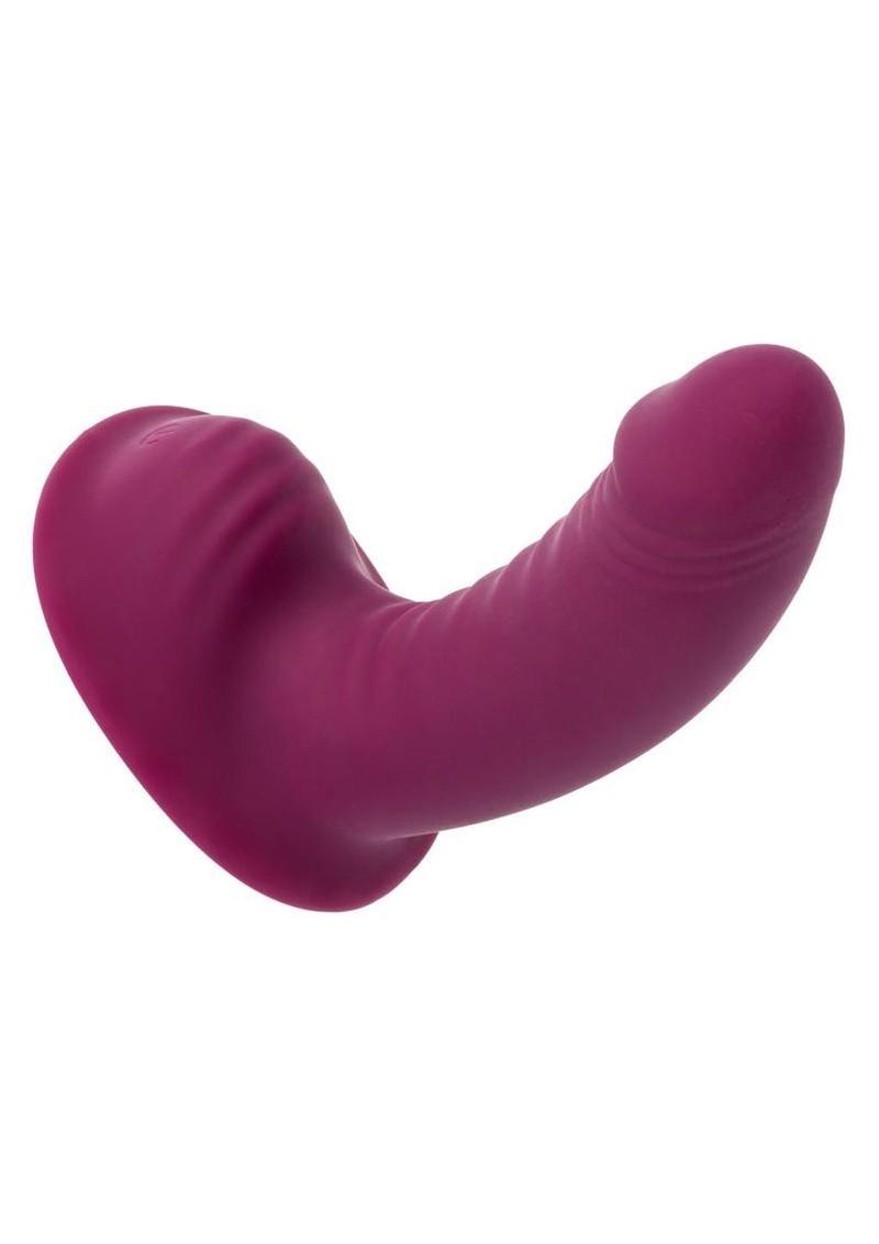 G-Ride Road Trip Rechargeable Silicone Dual Motor Vibrating Dildo with Suction Cup